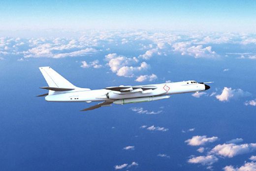 China’s H-6N bomber carries suspected DF-17 ballistic missile