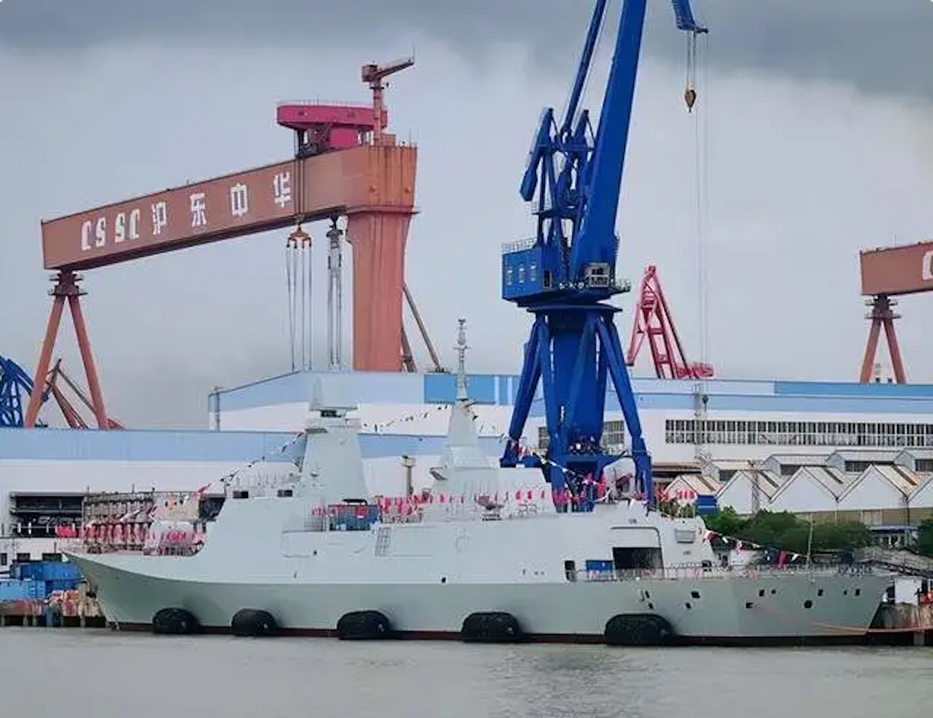 PLA Launches First Type 054B Frigate, Surpassing US Navy’s New ...